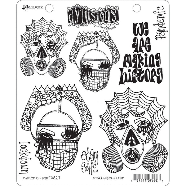 Dyan Reaveley's Dylusions Stamp Collection Pandemic
