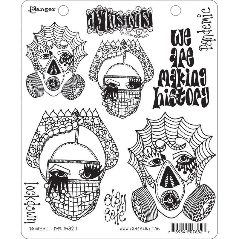 Dyan Reaveley's Dylusions Stamp Collection Pandemic