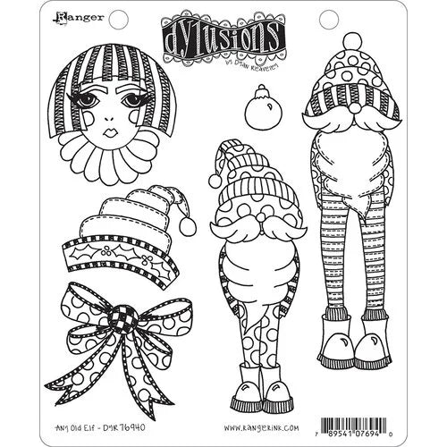 Dyan Reaveley's Dylusions Stamp Collection Any Old Elf