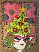 Dyan Reaveley's Dylusions Stamp Collection Tree Topper
