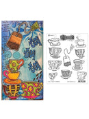 Dyan Reaveley's Dylusions Stamp Collection Fancy a Cuppa