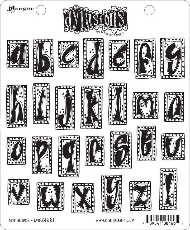 Dyan Reaveley's Dylusions Stamp Collection Alphablock