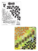 Dyan Reaveley's Dylusions Stamp Collection Leaf Me Be