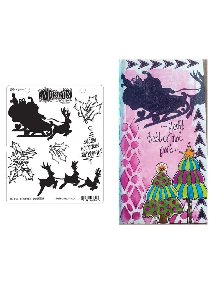 Dyan Reaveley's Dylusions Stamp Collection Mr. Boo's Adventure