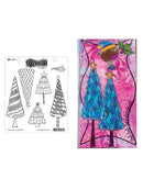 Dyan Reaveley's Dylusions Stamp Collection Tree Time