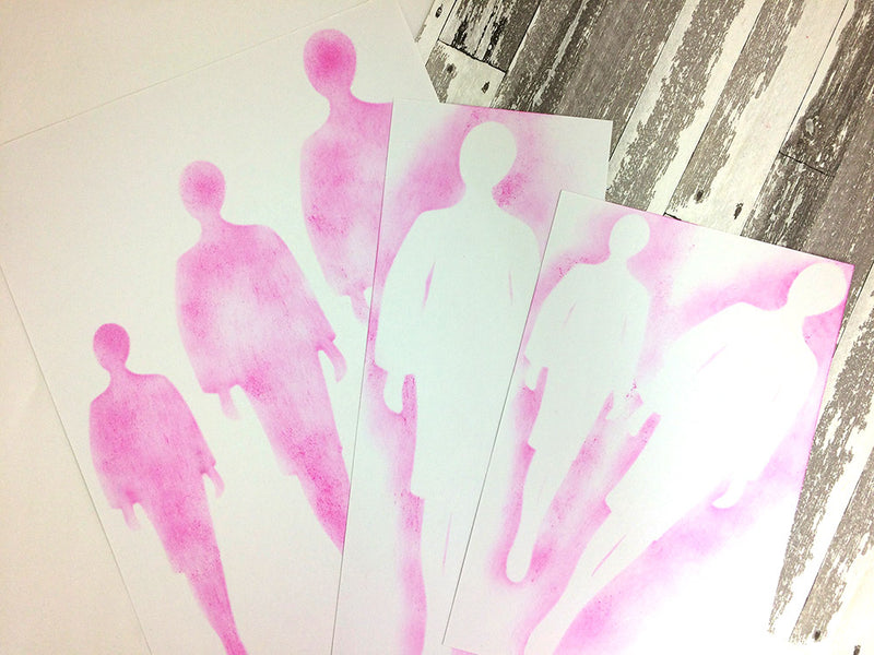 Ranger Dylusions Dyalog Silhouette Stencil Emmi