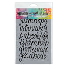 Ranger Dylusions Small 5x8 INCH Modern Script Stencil