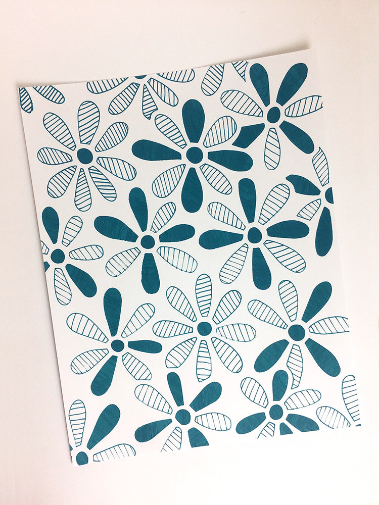 Ranger Dylusions Large 9x12 INCH Spring Bloom Stencil
