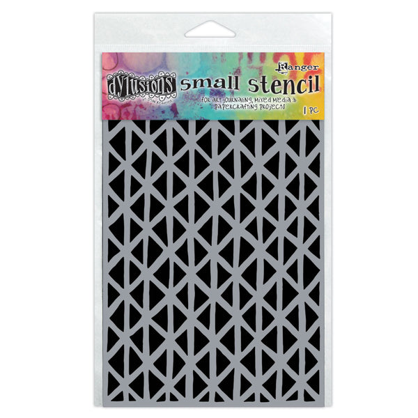 Ranger Dylusions Small 5x8 INCH Angles Stencil