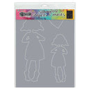 Ranger Dylusions Dyalog Silhouette Stencil Martha