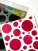 Ranger Dylusions Large 9x12 INCH Boulders Stencil