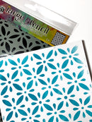 Ranger Dylusions Large 9x12 INCH Quilts Stencil