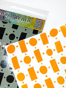 Ranger Dylusions Large 9x12 INCH Retro Stencil