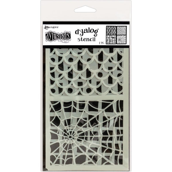 Ranger Dylusions Dyalog 9.25x8.25 INCH Stencil Sets Stencil It Too