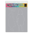 Ranger Dylusions Dyalog Silhouette Stencil Edith