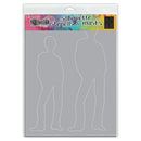 Ranger Dylusions Dyalog Silhouette Stencil Tom