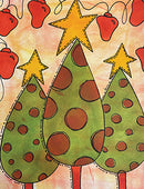 Ranger Dylusions Large 9x12 INCH A Ton of a Trees Stencil