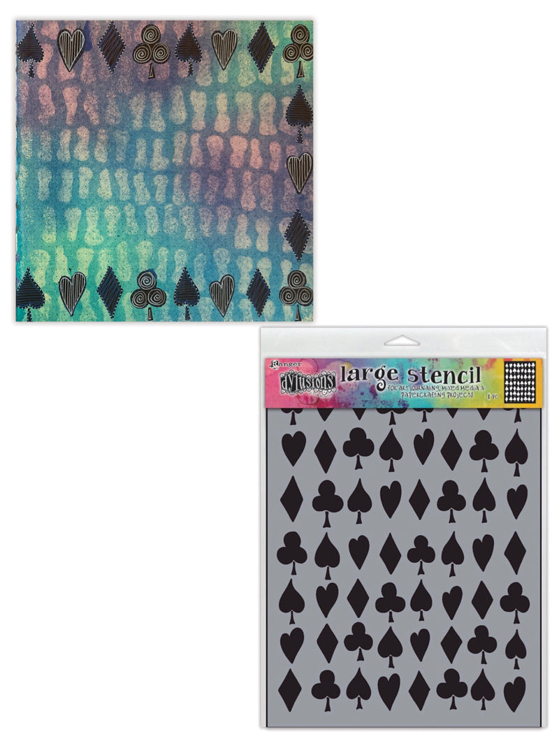 Ranger Dylusions Suits You Sir Stencils