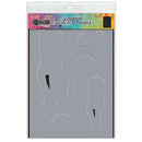 Ranger Dylusions Large 9x12 INCH Stencil A Day at the Races