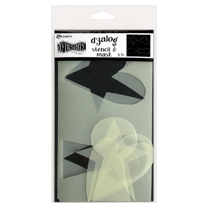 Ranger Dylusions Dyalog 9.25x8.25 INCH Stencil Sets Mask It