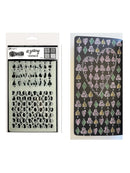 Ranger Dylusions Dyalog 9.25x8.25 INCH Stencil Sets Stencil It Again