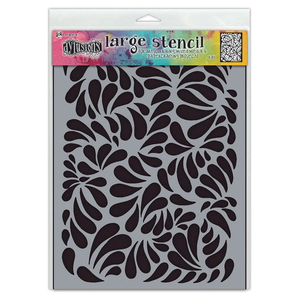 Dyan Reaveley's Dylusions 9" X 12" Stencil Brush Strokes
