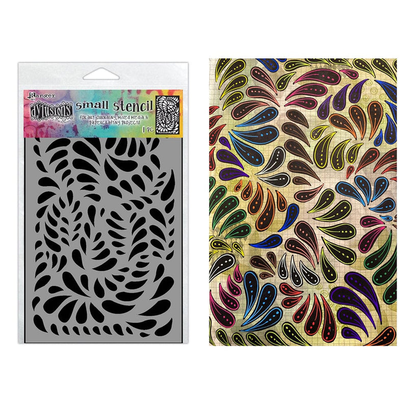 Dyan Reaveley's Dylusions 5" X 8" Stencil Brush Strokes