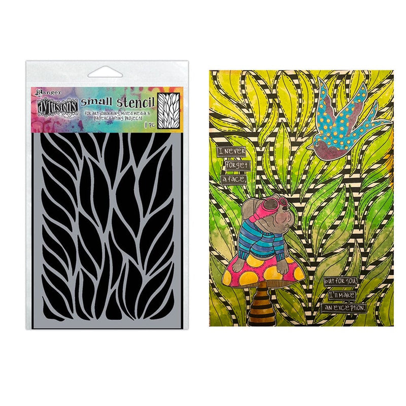Ranger Dylusions Fronds Of Fun Stencils