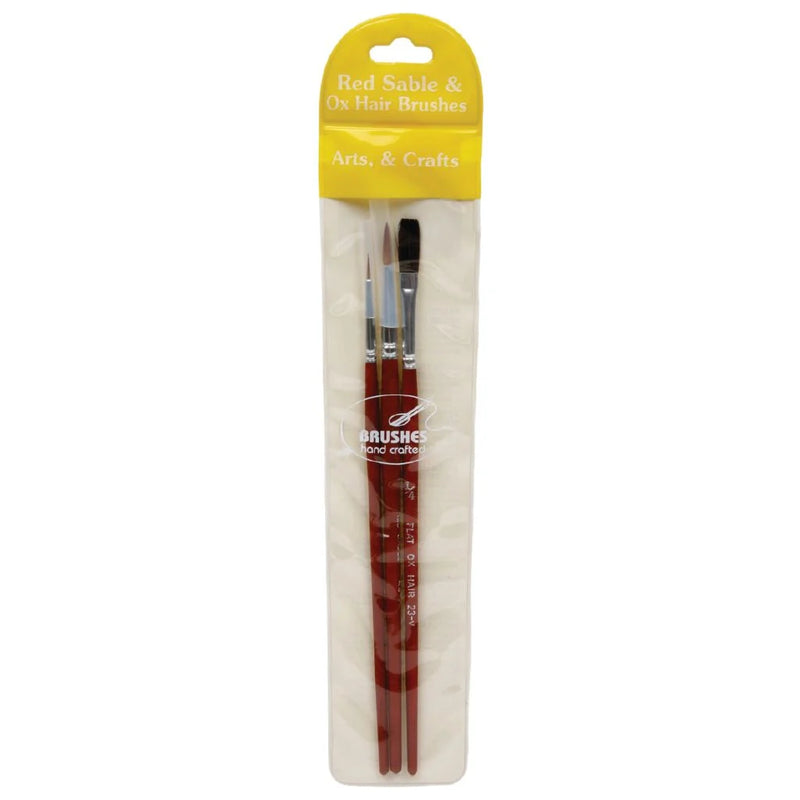 Das 23 V Brush Set Assorted - Pack Of 3