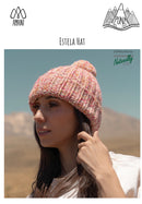 Estela Knitting Pattern - Hat OS 8ply Yarn