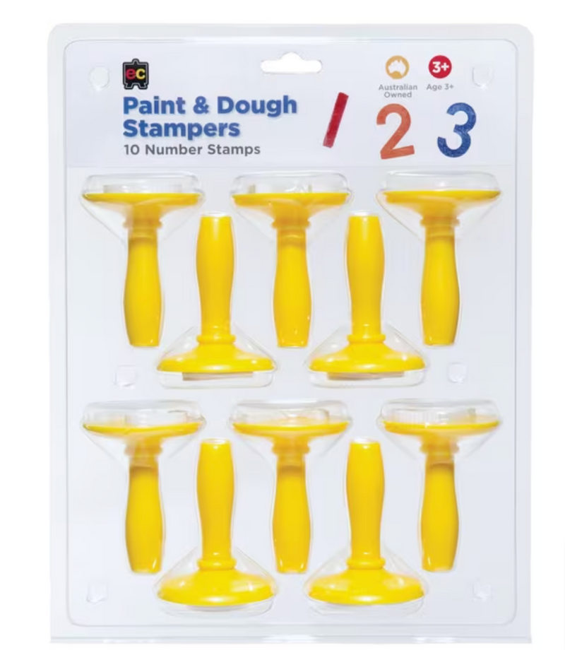 EC Numbers 0-9 Paint Stampers Set Of 6