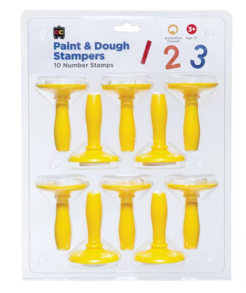 EC Paint Stampers Numbers 0-9 Set Of 6