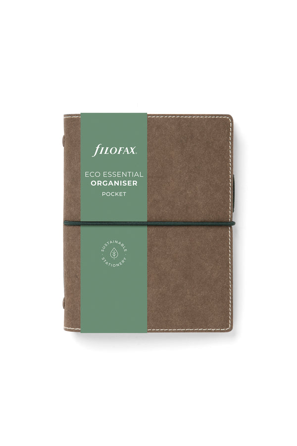 Filofax Eco Essential Pocket Organiser#Colour_DARK WALNUT