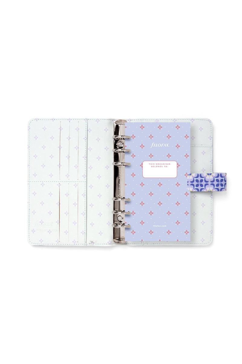 Filofax Mediterranean Personal Organiser Blue