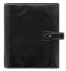 Filofax Malden A5 Leather Organiser Black