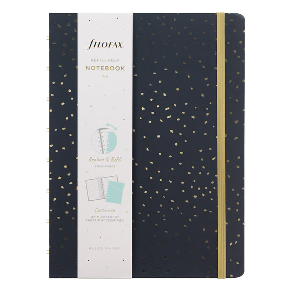 Filofax Confetti A5 Notebooks#Colour_CHARCOAL