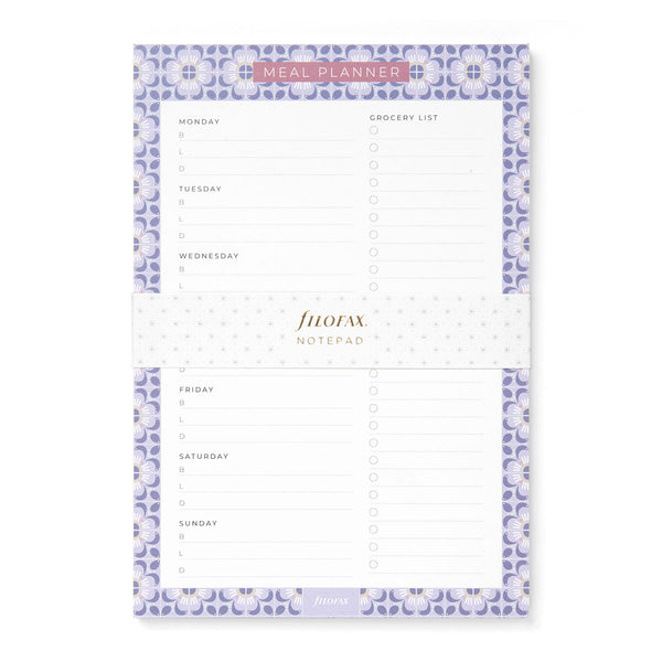 Filofax Mediterranean Meal Planner Notepad (with magnet)