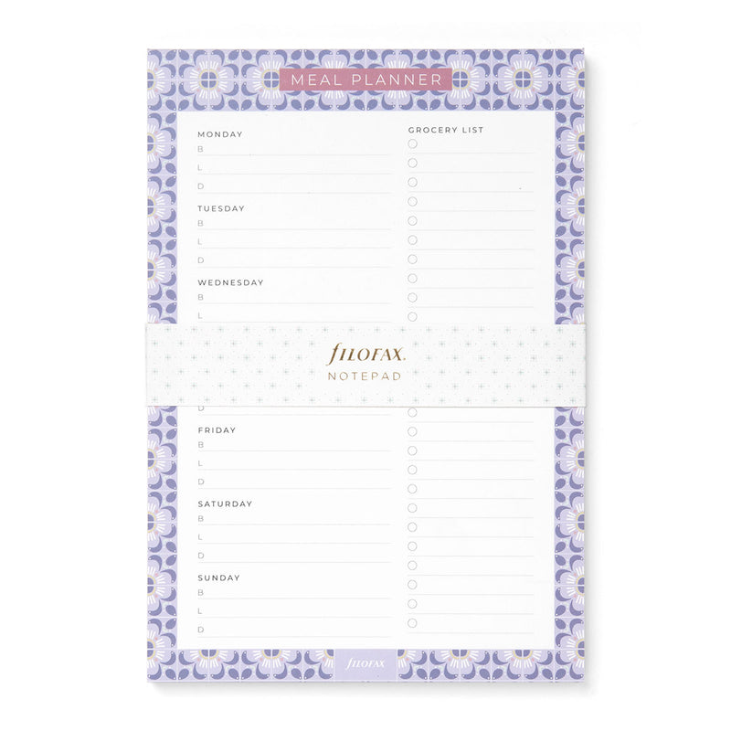 Filofax Mediterranean Meal Planner Notepad (with magnet)