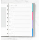 Filofax A5 Meal Planner Notebook Refill
