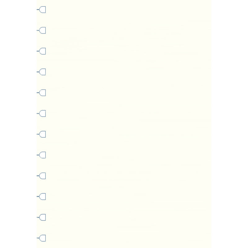 Filofax A4 White Notebook Refill