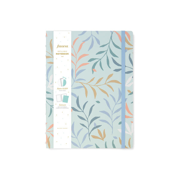Filofax Botanical A4 Mint Notebook