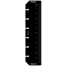 Filofax Ruler Page Marker Black For Pocket Organiser