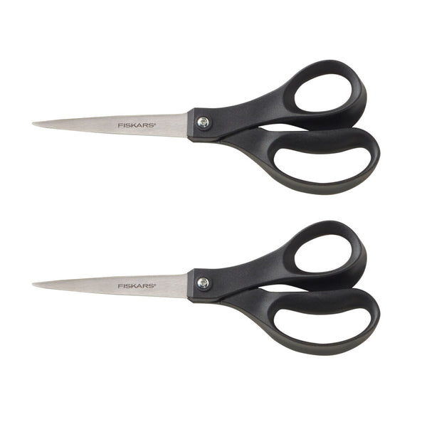 Fiskars Performance Recycled 8 Inch Scissors Pack of 2