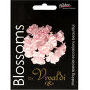 Ribtex Blossoms 12 Head Pink Flowers with Pearl Stamens
