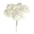 Ribtex Blossoms White Flower with Pearl Stamens
