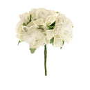 Ribtex Blossoms 6 Head Ivory Flower Organza Ribbon Lace