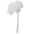Ribtex Blossoms Organza Pearl Flowers Pack of 8