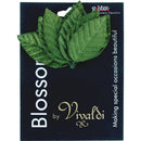 Ribtex Blossoms Velvet Medium Leaf Green Pack of 12