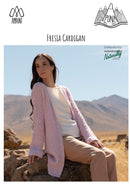 Fresia Knitting Pattern - Womens Cardigan XS-4XL 8ply Yarn
