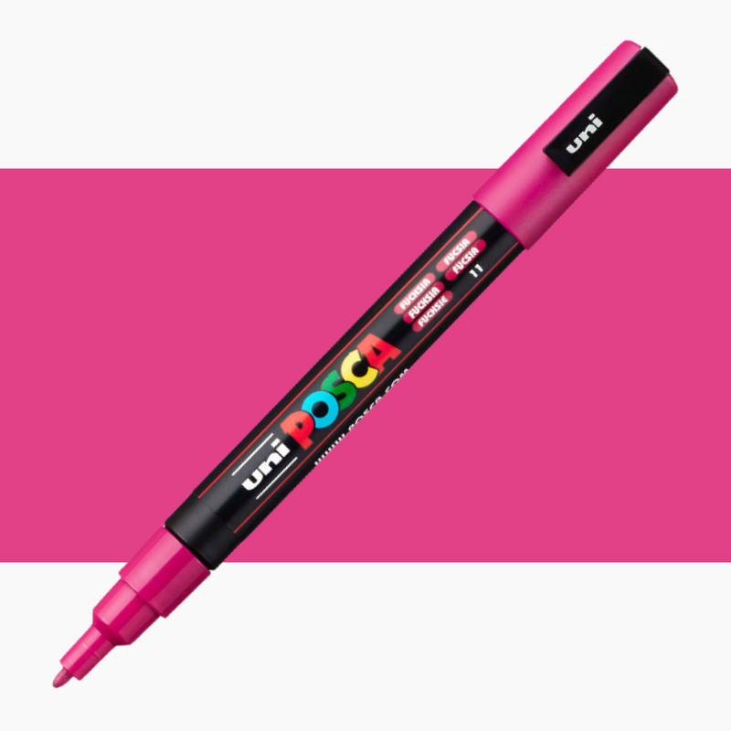 Uni Posca Markers PC-3M Fine 0.9-1.3mm Bullet Tip